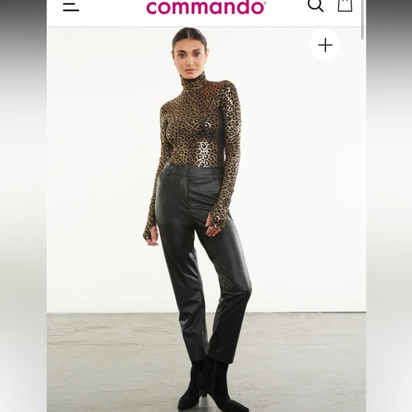 Commando Black Faux Leather Trouser - Picture 4 of 4